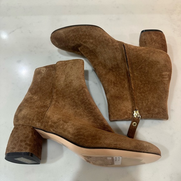 AGL Veta Brown Suede Booties Size 36.5 (US 6.5) New Without Box - Picture 7 of 11